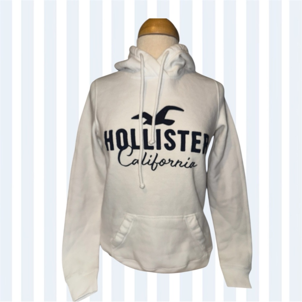 Hollister White Hoodie